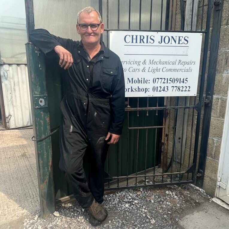 Chris Jones from Chris Jones Garage Services.