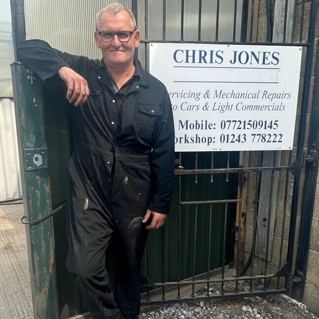 Chris Jones from Chris Jones Garage Services.